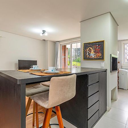 Incrivel Apartamento A 500M Da Rua Coberta Gramado Exterior foto